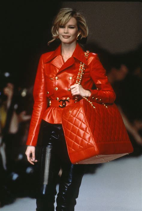 claudia schiffer chanel bag|chanel clothing.